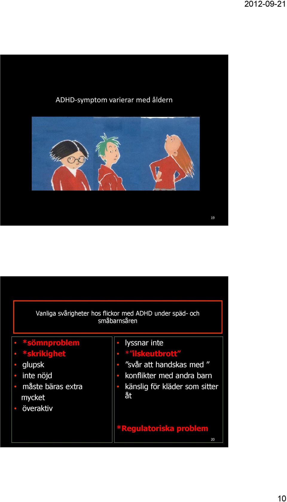 bäras extra mycket överaktiv lyssnar inte * ilskeutbrott svår att handskas med