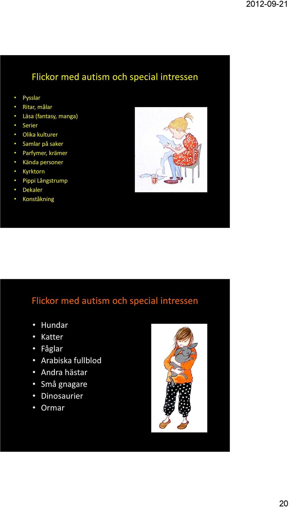 Kyrktorn Pippi Långstrump Dekaler Konståkning Flickor med autism och special
