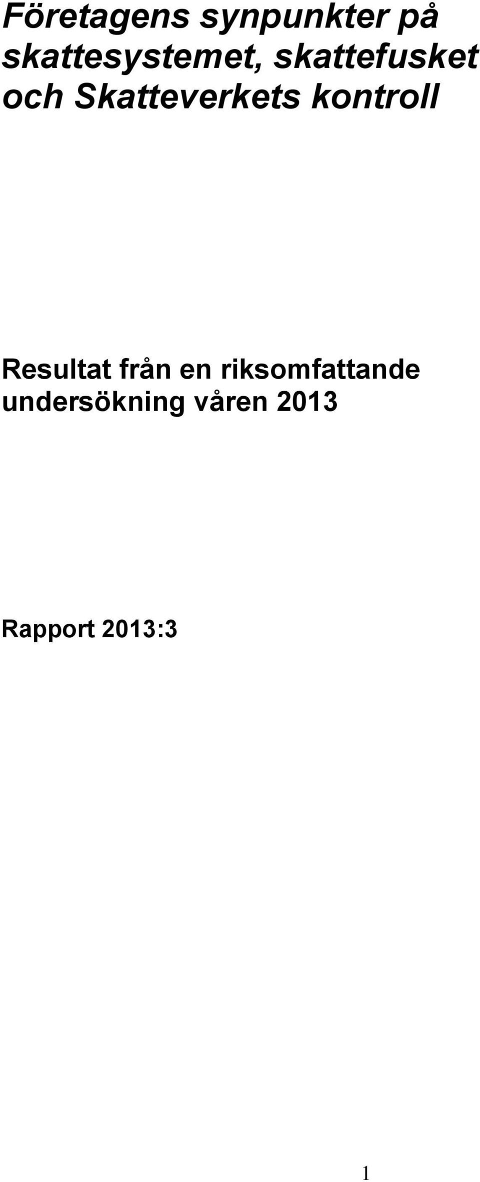 Skttvrkts kontroll Rsultt