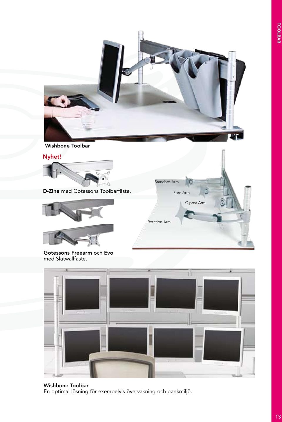 Fore Arm C-post Arm Rotation Arm Gotessons Freearm och Evo