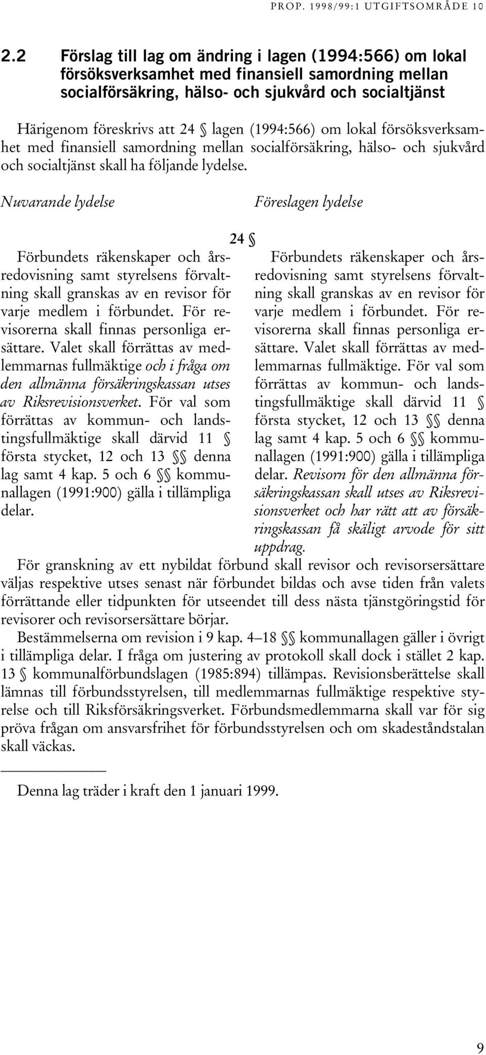 Nuvarande lydelse Föreslagen lydelse Förbundets räkenskaper och årsredovisning samt styrelsens förvaltning skall granskas av en revisor för varje medlem i förbundet.