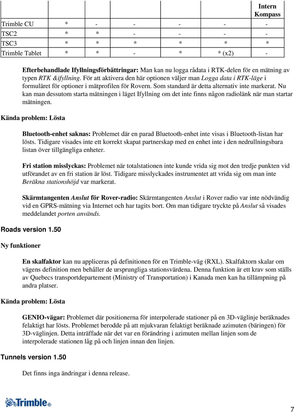 Nu kan man dessutom starta mätningen i läget Ifyllning om det inte finns någon radiolänk när man startar mätningen.
