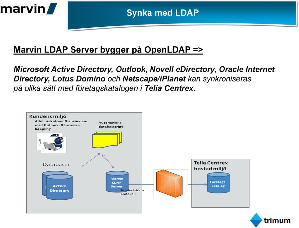 Oracle Internet Directory, Lotus Domino och Netscape/iPlanet