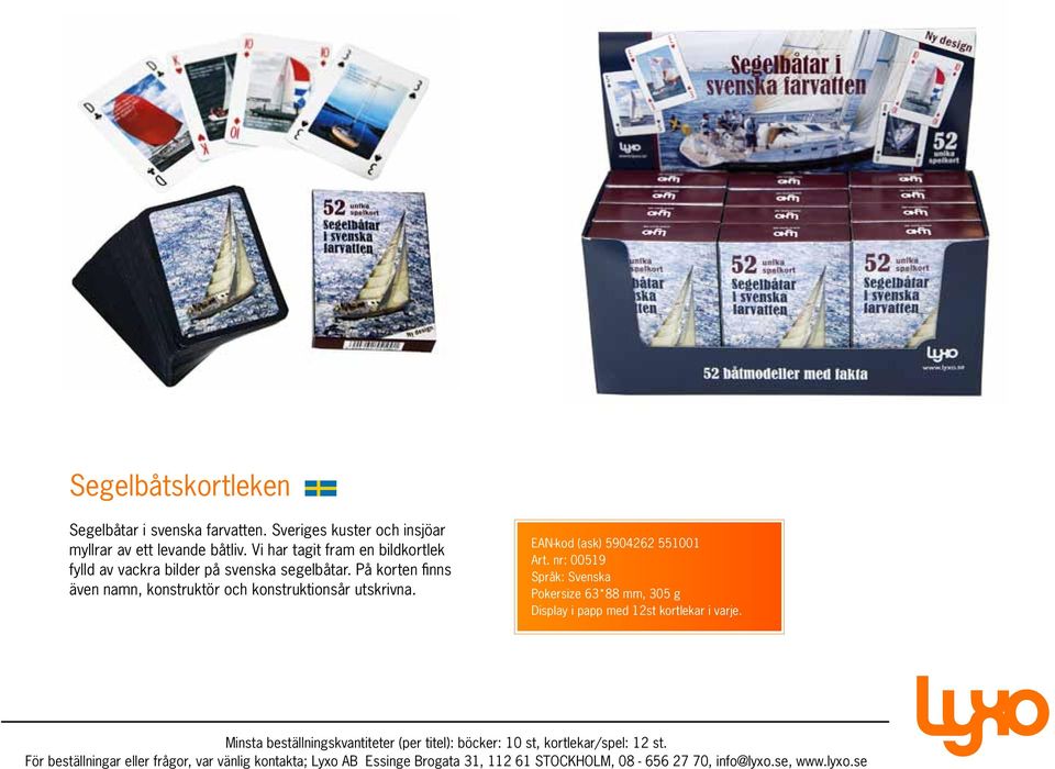Vi har tagit fram en bildkortlek fylld av vackra bilder på svenska segelbåtar.