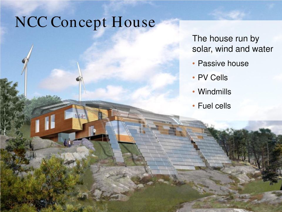 house PV Cells Windmills Fuel