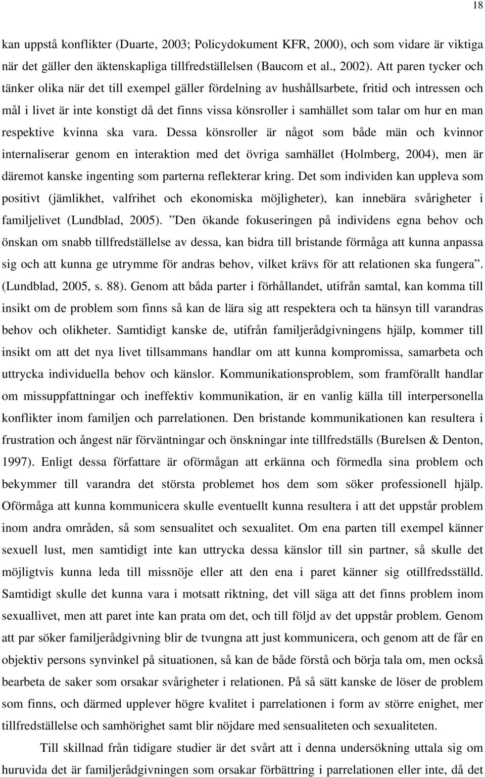 om hur en man respektive kvinna ska vara.