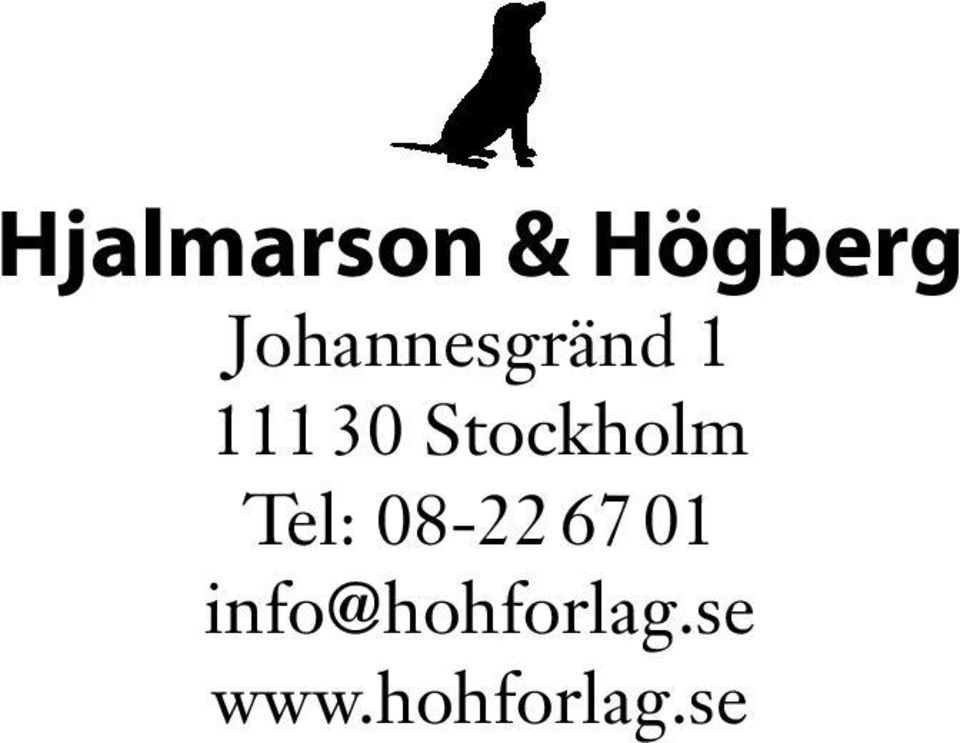 Stockholm Tel: 08-22 67 01