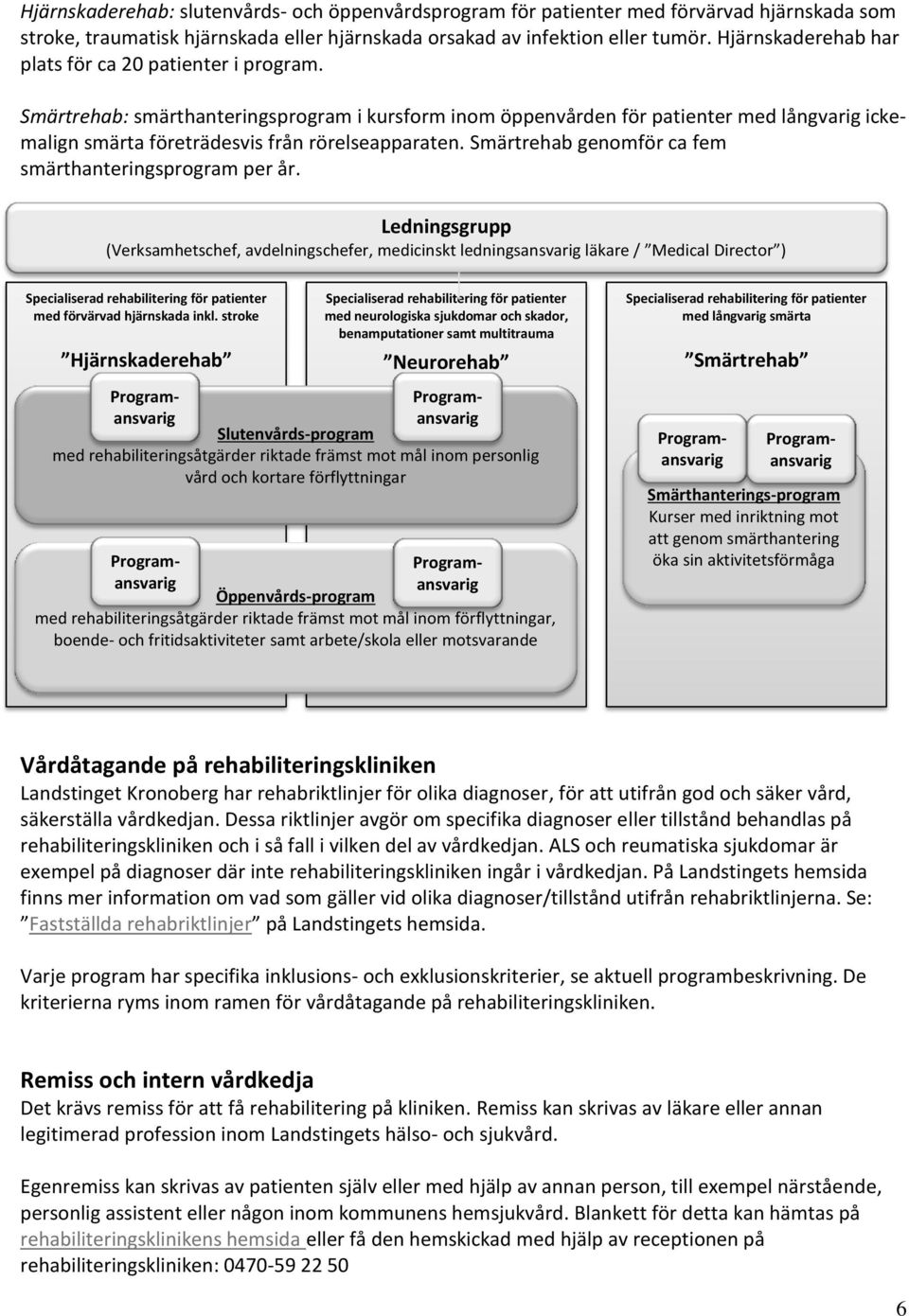 Smärtrehab: smärthanteringsprogram i kursform inom öppenvården för patienter med långvarig ickemalign smärta företrädesvis från rörelseapparaten.