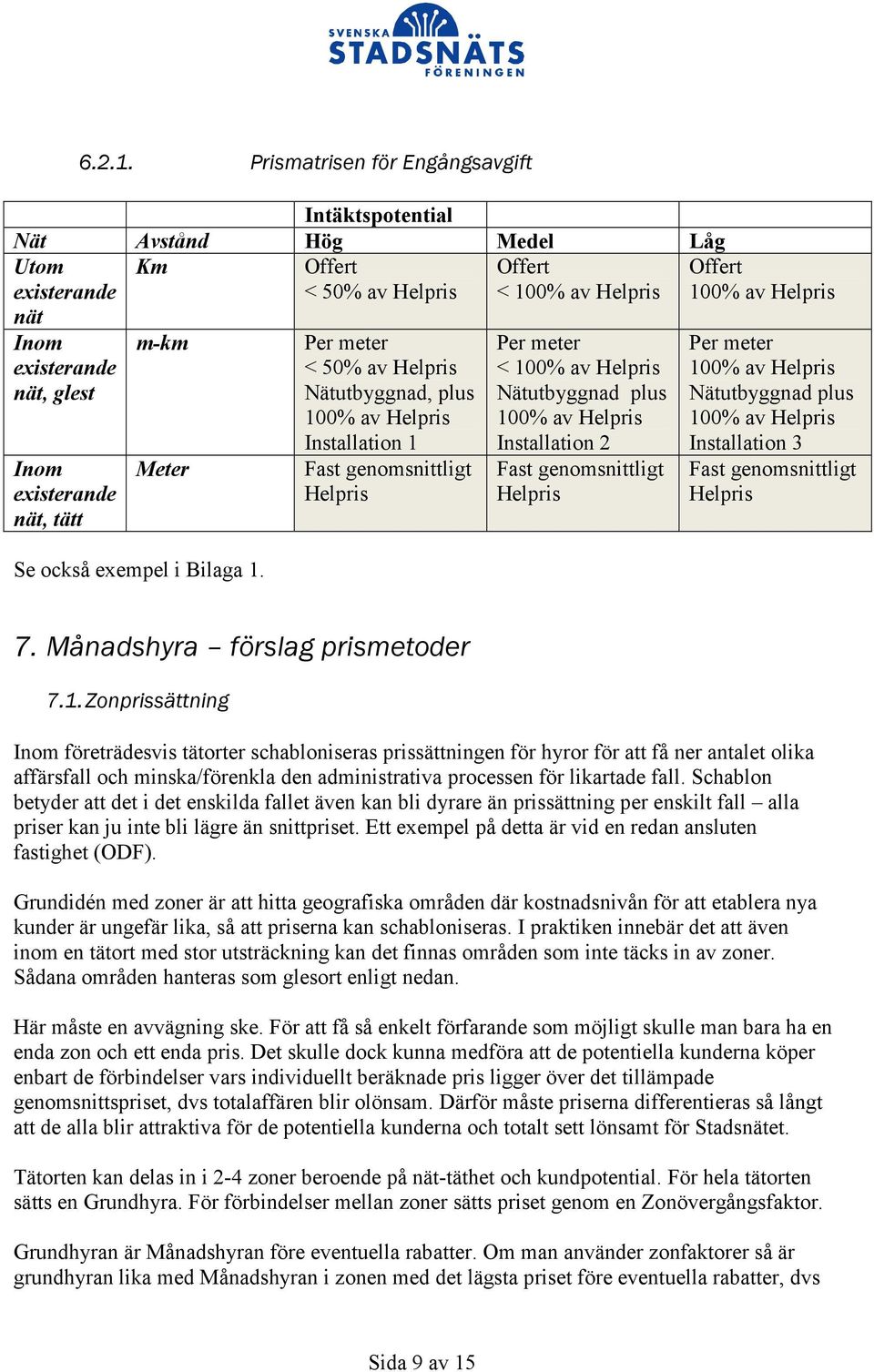 tätt m-km Meter Se också exempel i Bilaga 1.