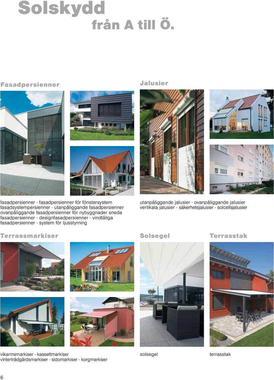 ovanpåliggande fasadpersienner för nybyggnader sneda fasadpersienner designfasadpersienner vindtåliga fasadpersienner system för
