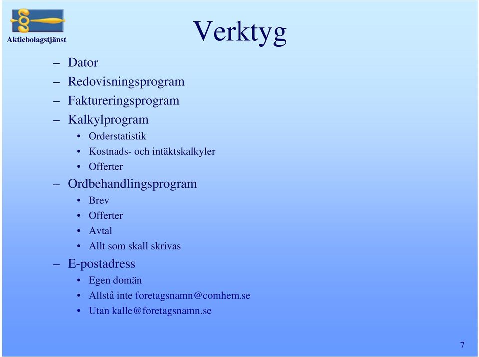Ordbehandlingsprogram Brev Offerter Avtal Allt som skall skrivas