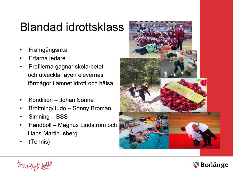idrott och hälsa Kondition Johan Sonne Brottning/Judo Sonny