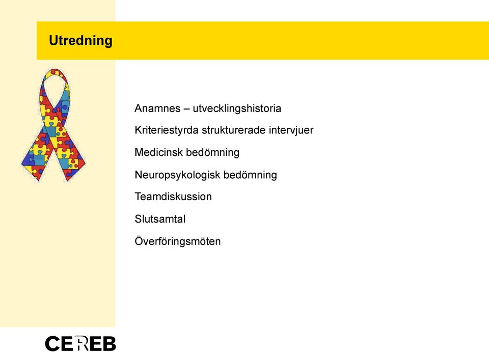 Medicinsk bedömning Neuropsykologisk