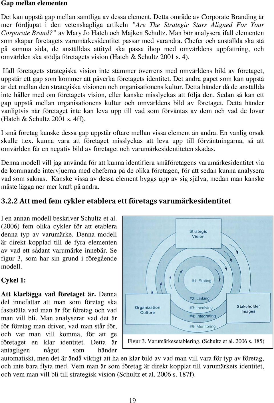 Man bör analysera ifall elementen som skapar företagets varumärkesidentitet passar med varandra.