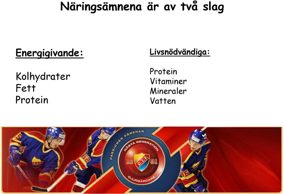 Fett Protein Livsnödvändiga: