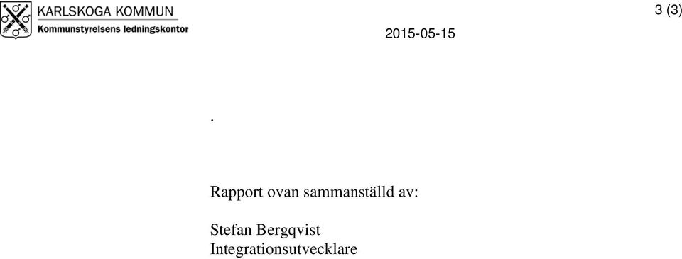 sammanställd av: