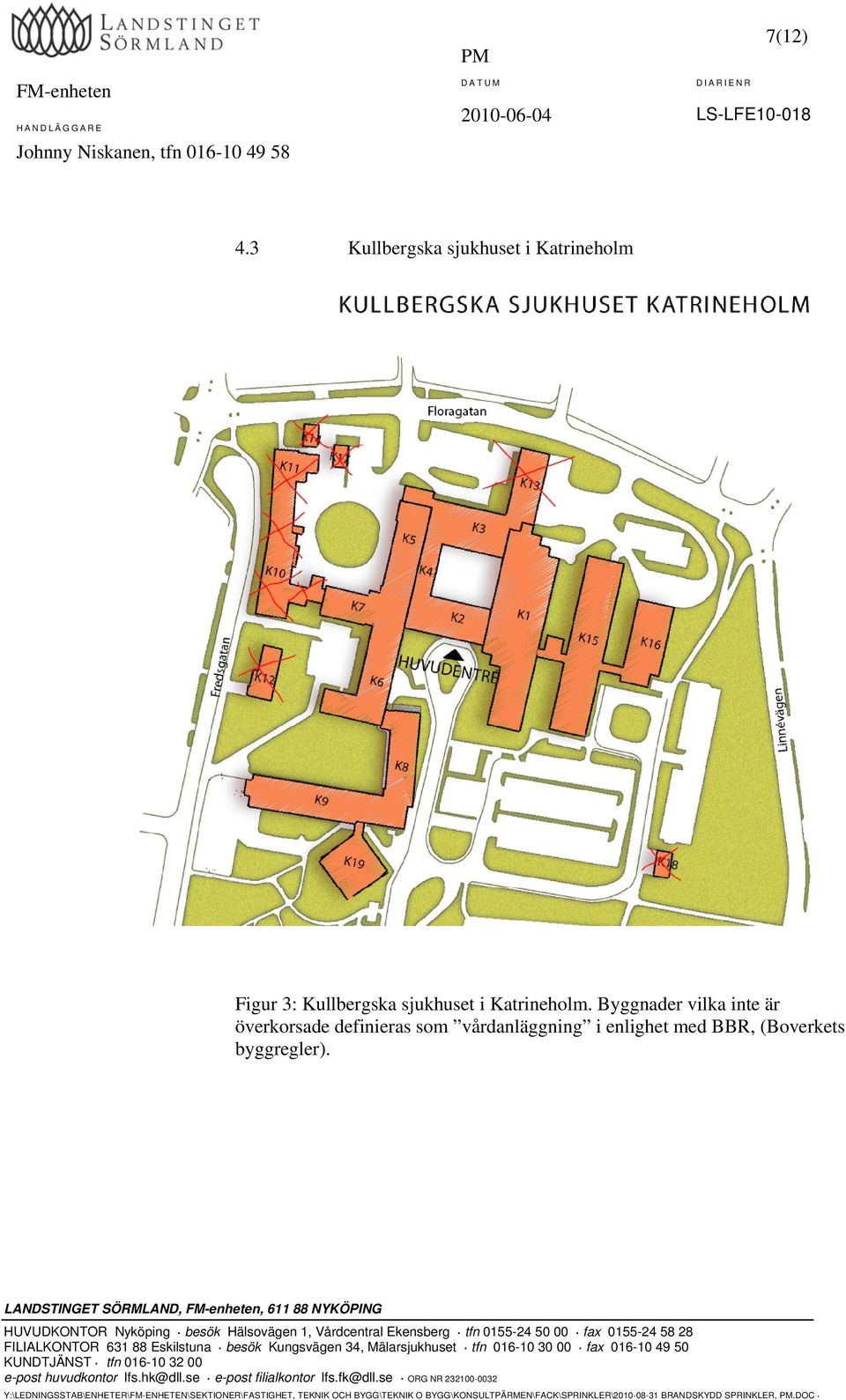 Kullbergska sjukhuset i Katrineholm.