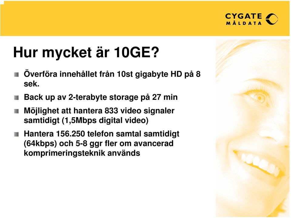 signaler samtidigt (1,5Mbps digital video) Hantera 156.