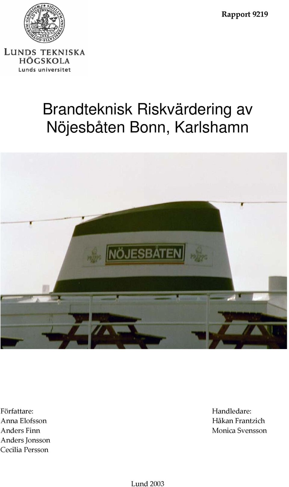 Elofsson Anders Finn Anders Jonsson Cecilia