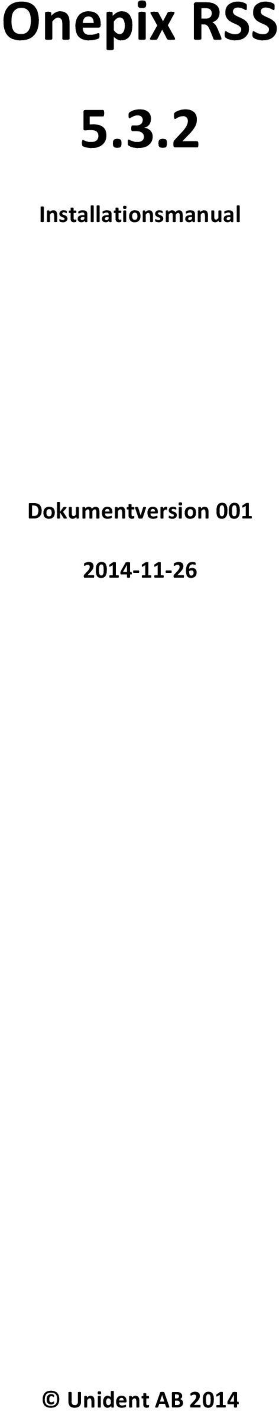 Installationsmanual