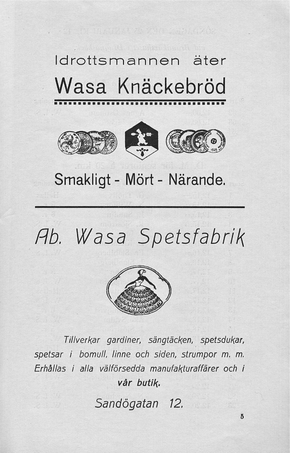 spetsdukar, spetsar i bomull, linne och siden, strumpor m.