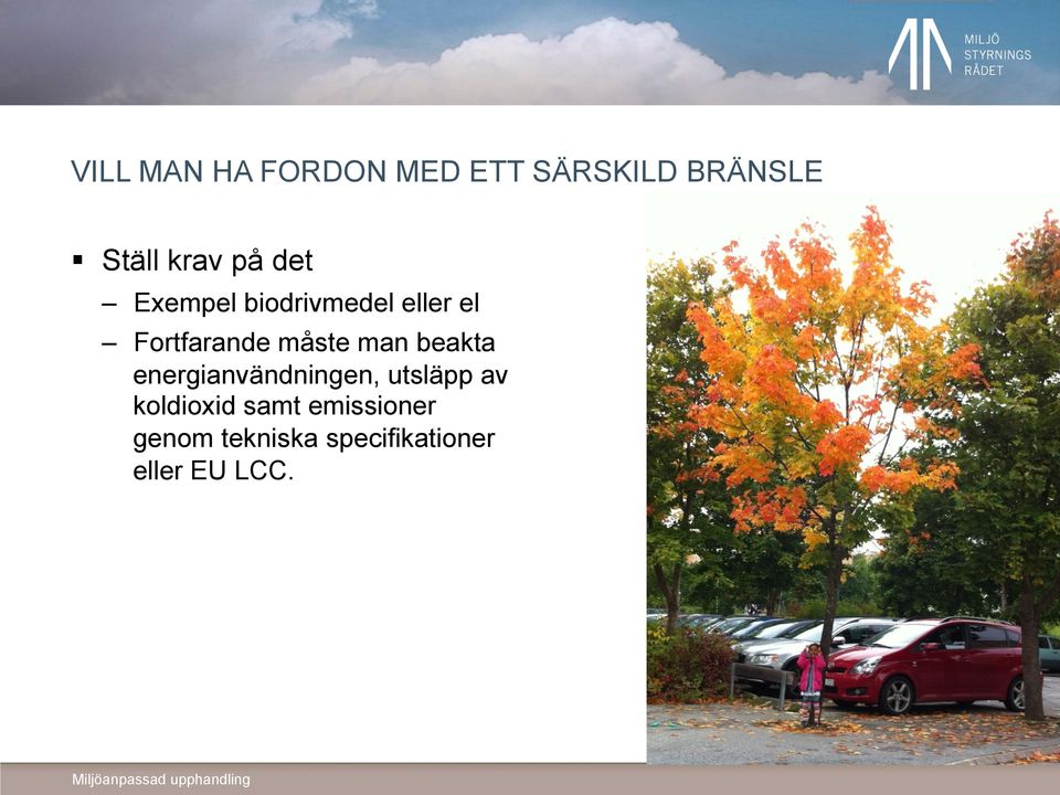 man beakta energianvändningen, utsläpp av koldioxid