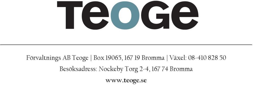 08-410 828 50 Besöksadress: