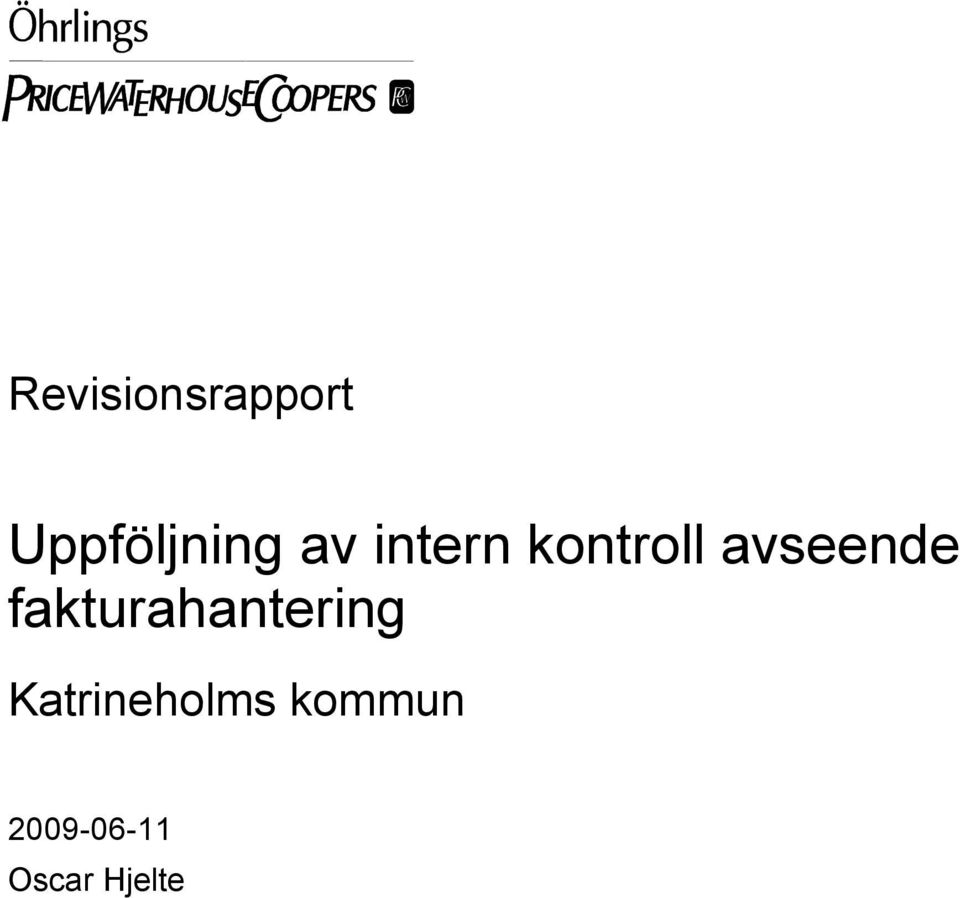 fakturahantering Katrineholms