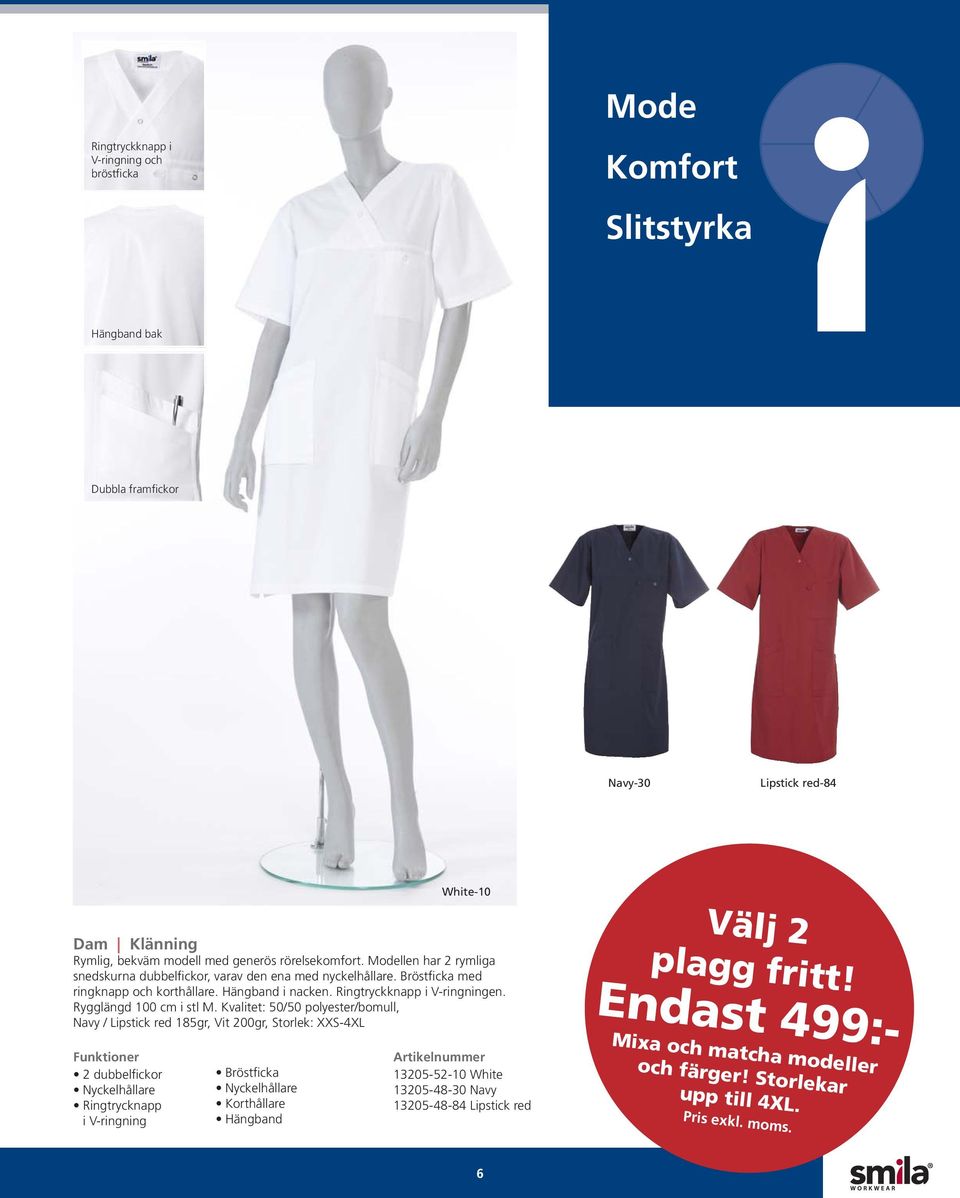 Rygglängd 100 cm i stl M. Kvalitet: 50/50 polyester/bomull, Navy / Lipstick red 185gr, Vit 200gr, Storlek: XXS-4XL Välj 2 plagg fritt!