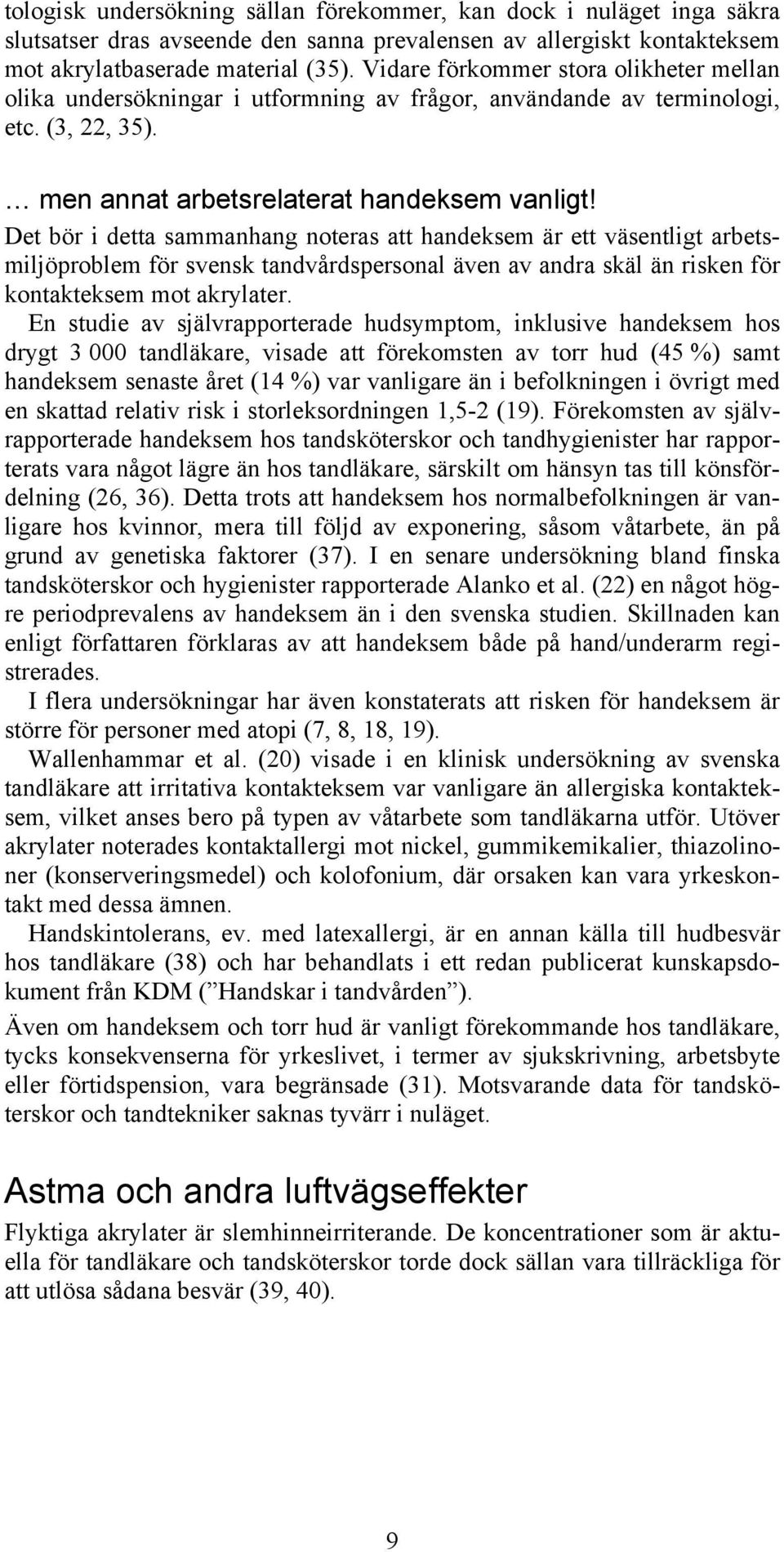 Dentala material ur arbetsmiljösynpunkt - PDF Gratis nedladdning