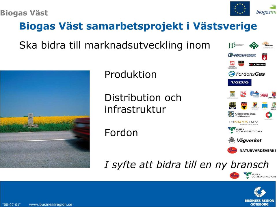 Distribution och infrastruktur Fordon