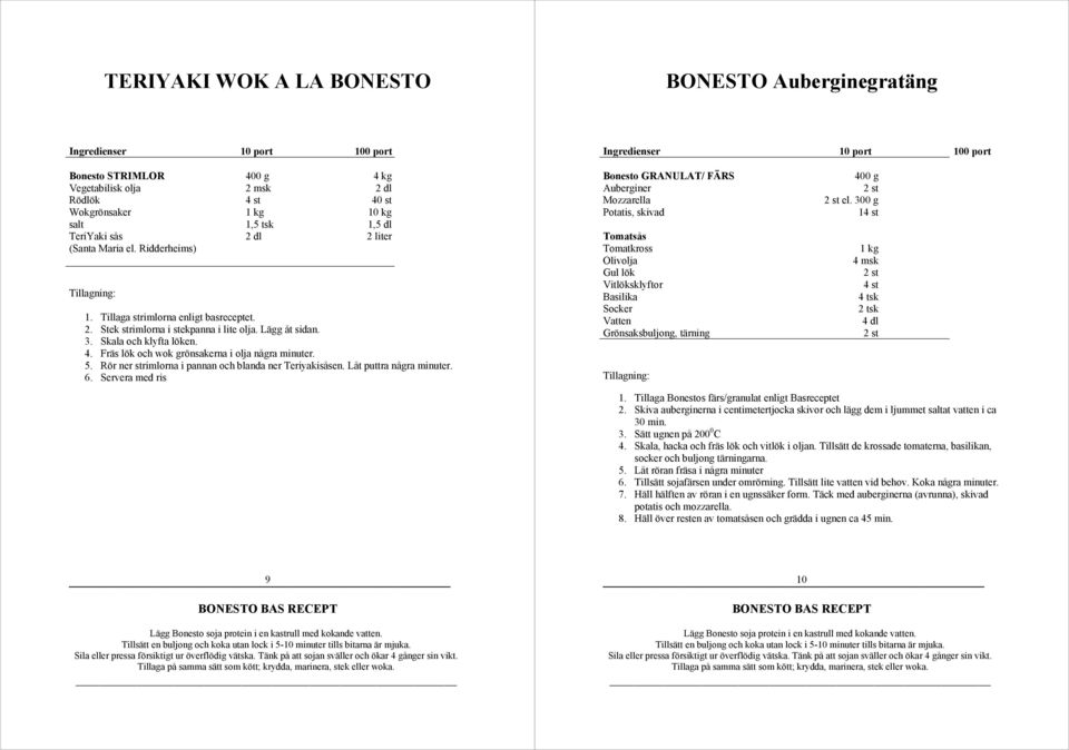 Fräs lök och wok grönsakerna i olja några minuter. 5. Rör ner strimlorna i pannan och blanda ner Teriyakisåsen. Låt puttra några minuter. 6.