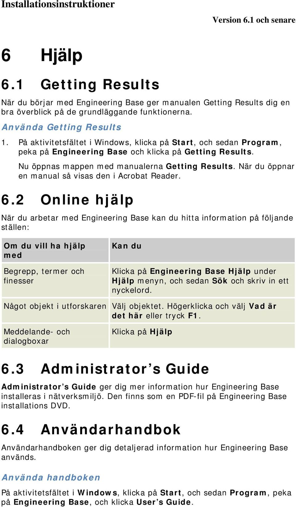 När du öppnar en manual så visas den i Acrobat Reader. 6.