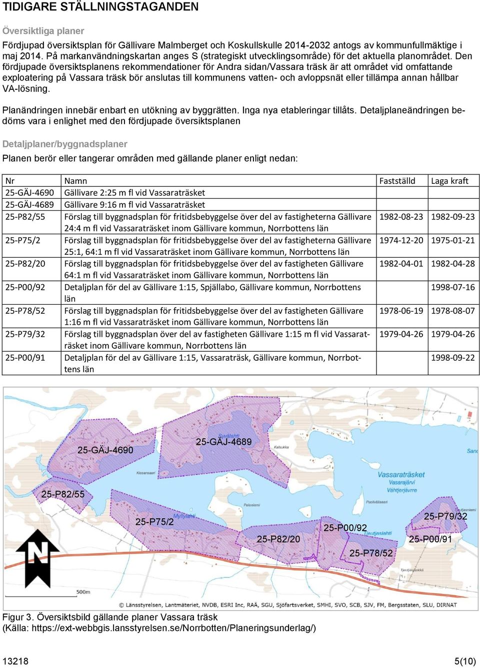 Den fördjupade översiktsplanens rekommendationer för Andra sidan/vassara träsk är att området vid omfattande exploatering på Vassara träsk bör anslutas till kommunens vatten- och avloppsnät eller