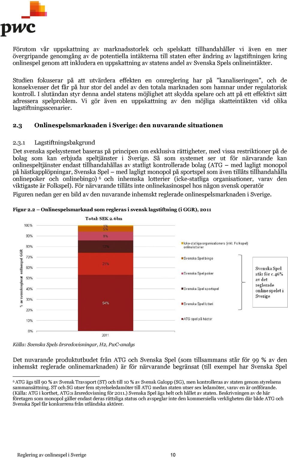 Studien fokuserar på att utvärdera effekten en omreglering har på kanaliseringen, och de konsekvenser det får på hur stor del andel av den totala marknaden som hamnar under regulatorisk kontroll.