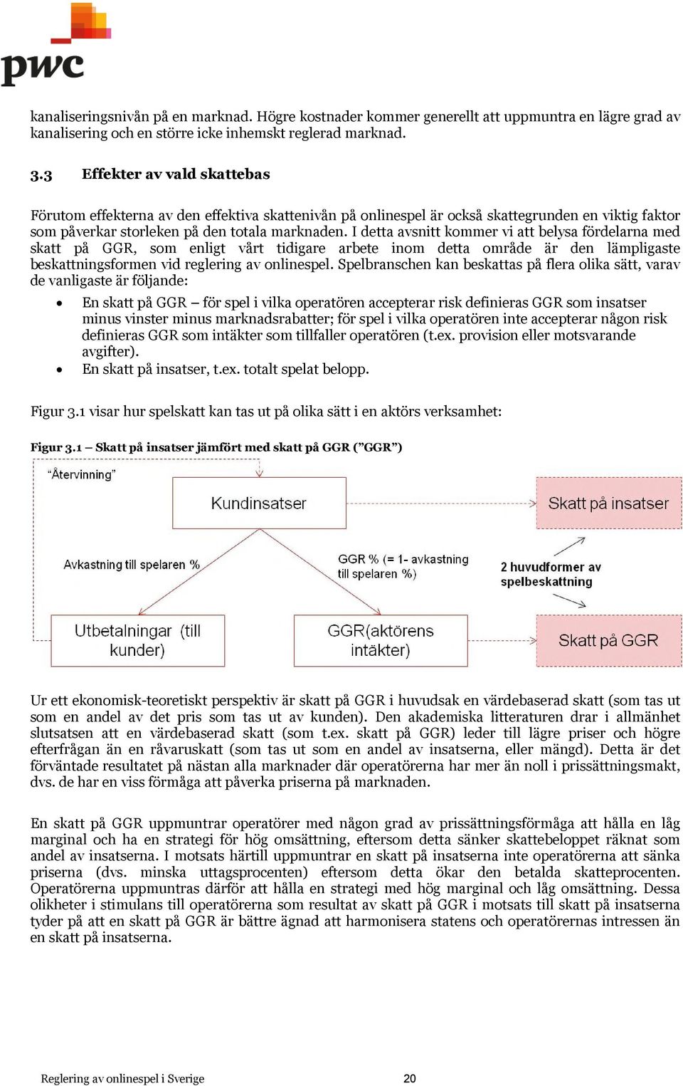 I detta avsnitt kommer vi att belysa fördelarna med skatt på GGR, som enligt vårt tidigare arbete inom detta område är den lämpligaste beskattningsformen vid reglering av onlinespel.