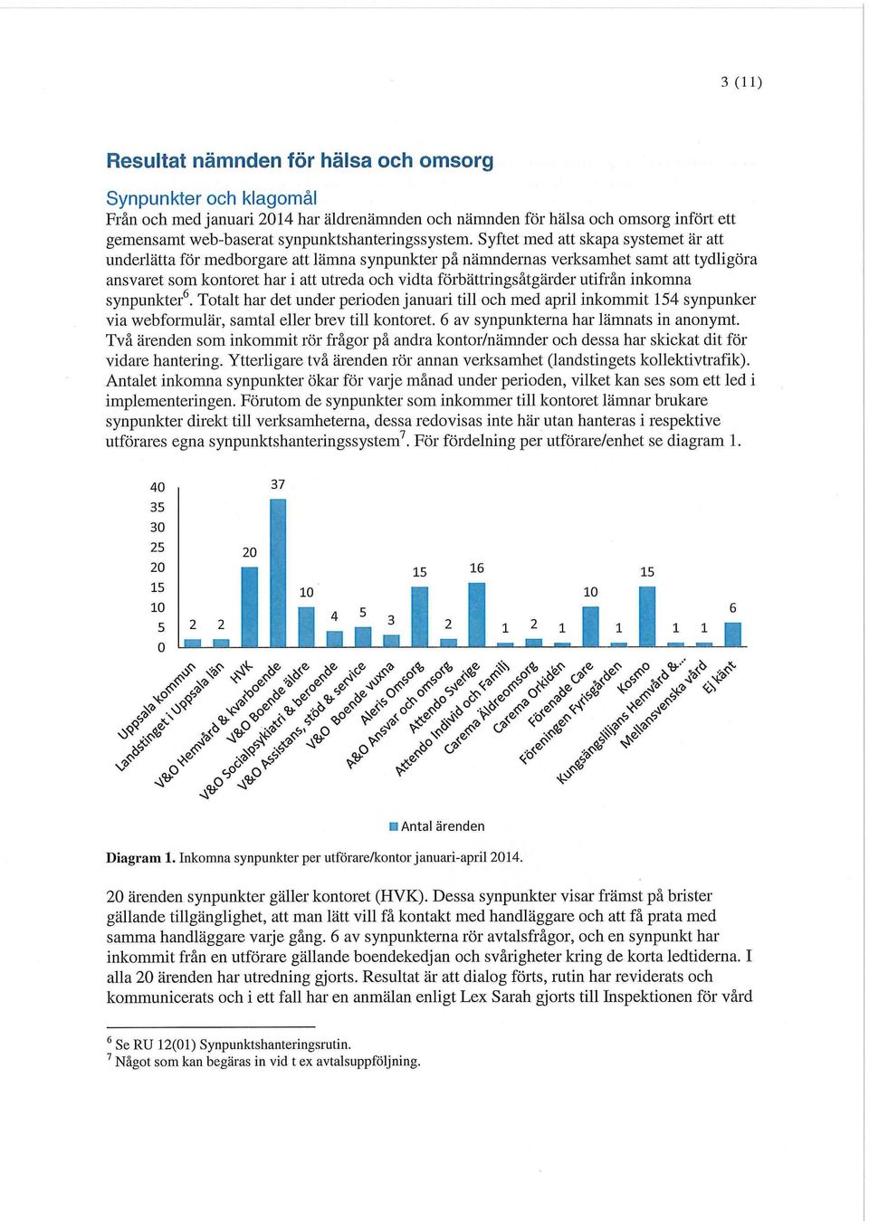 Syftet med att skapa systemet är att underlätta för medborgare att lämna synpunkter på nämndernas verksamhet samt att tydligöra ansvaret som kontoret har i att utreda och vidta förbättringsåtgärder