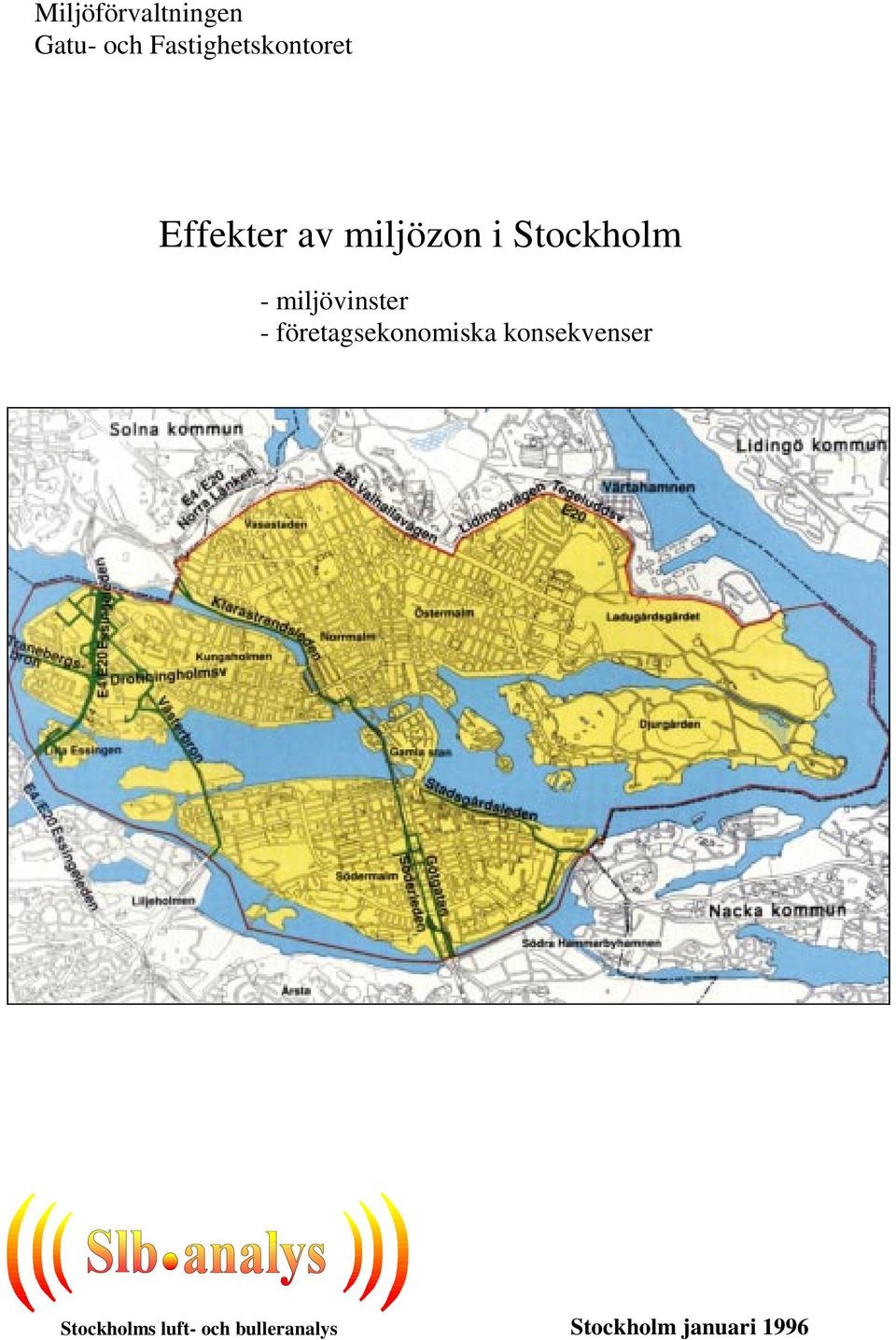 Stockholm - miljövinster - företagsekonomiska