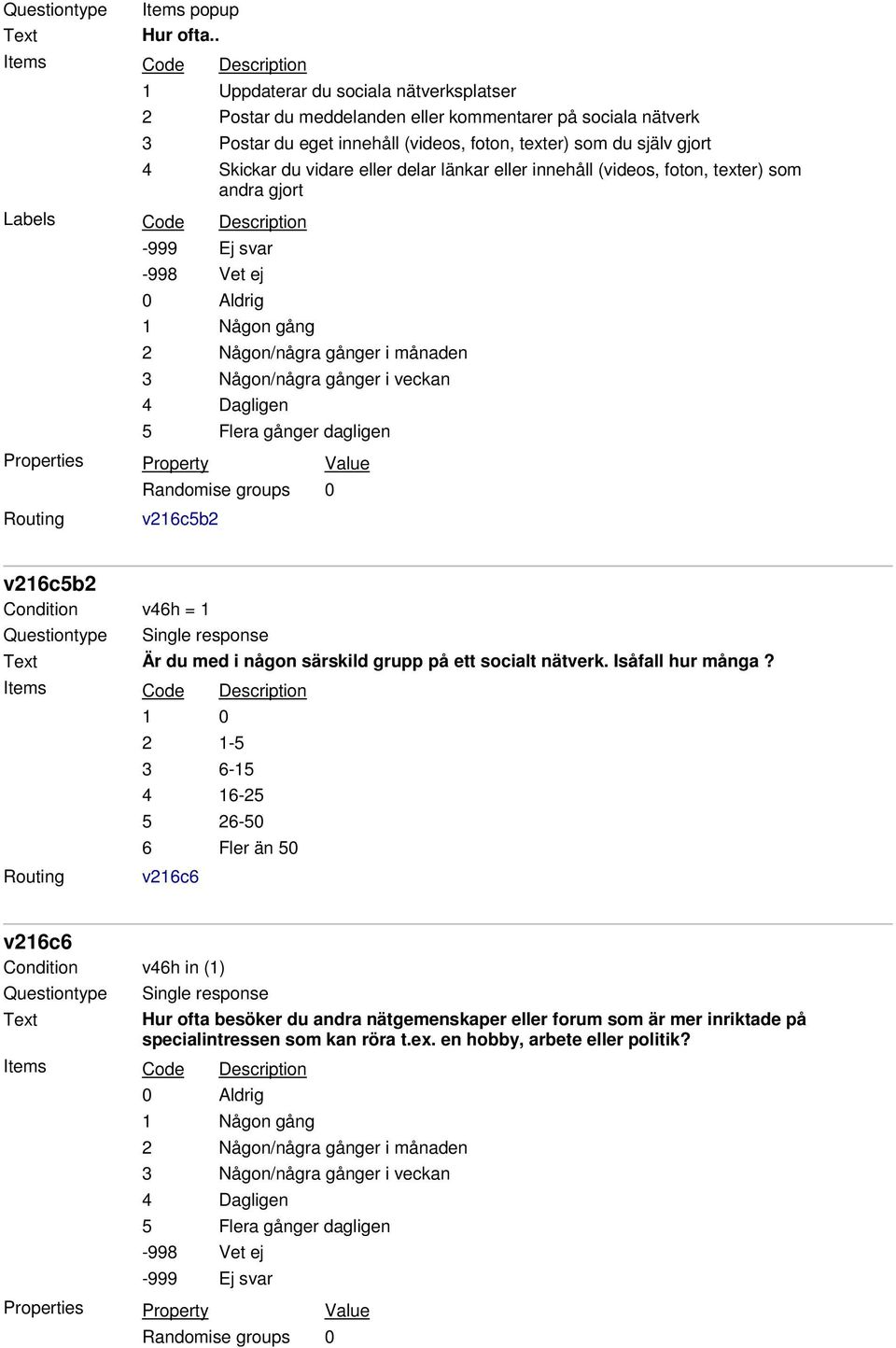 texter) som du själv gjort 4 Skickar du vidare eller delar länkar eller innehåll (videos, foton, texter) som andra gjort v216c5b2 v216c5b2