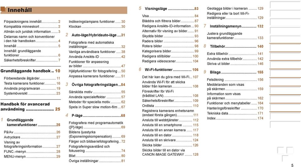 -menyn... MENU-menyn... Indikeringslampans funktioner... 0 Klockan... 0... Fotografera med automatiska inställningar... Vanliga användbara funktioner... Använda Ansikts-ID.