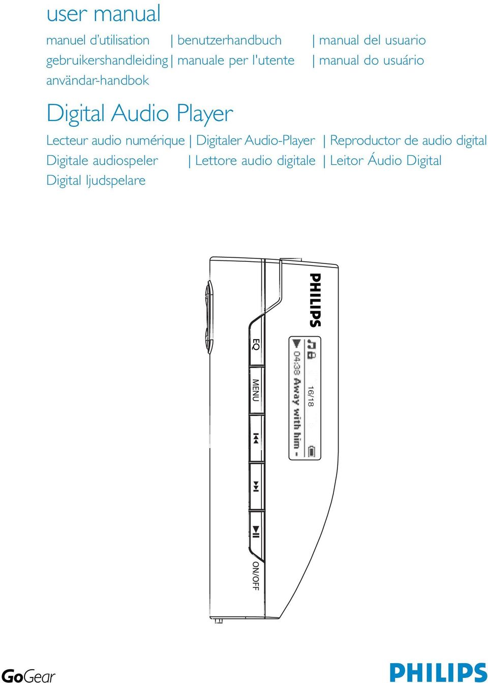 Digital Audio Player Lecteur audio numérique Digitaler Audio-Player Reproductor de
