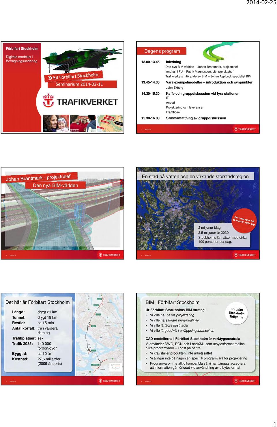 30 Kaffe och gruppdiskussion vid fyra stationer IT Anbud Projektering och leveranser Framtiden 15.30-16.