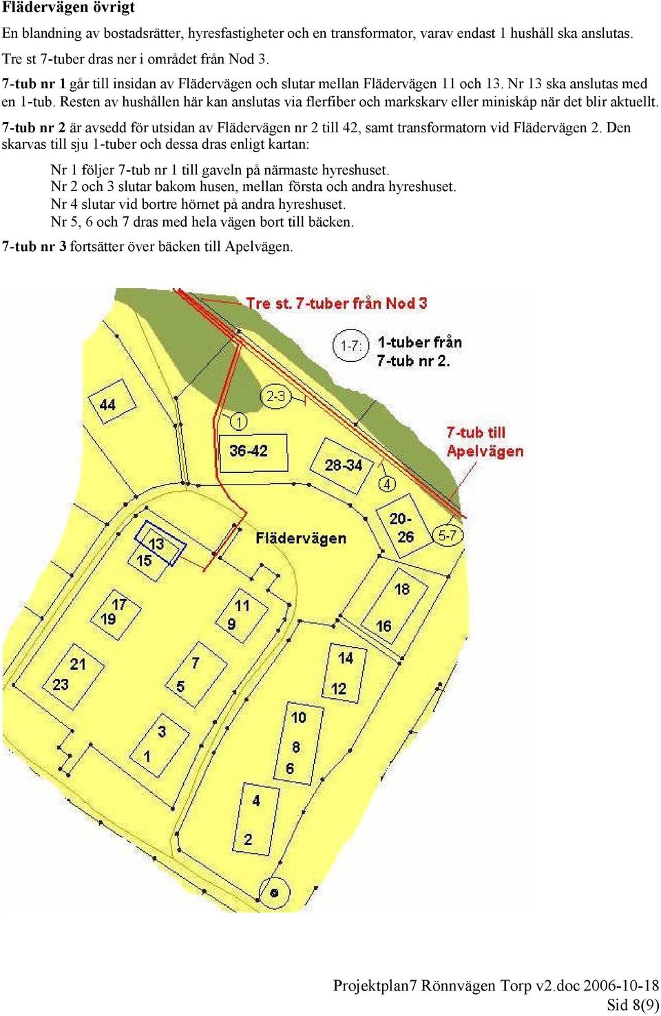 Resten av hushållen här kan anslutas via flerfiber och markskarv eller miniskåp när det blir aktuellt.