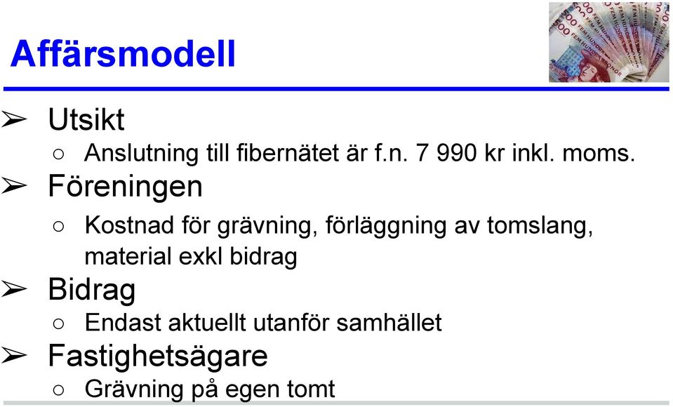 tomslang, material exkl bidrag Bidrag Endast aktuellt