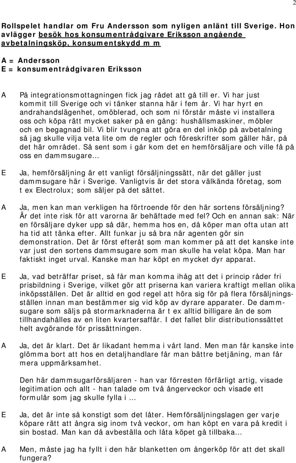 TÖI ROLLSPEL C (5) Vardagsjuridik - PDF Free Download