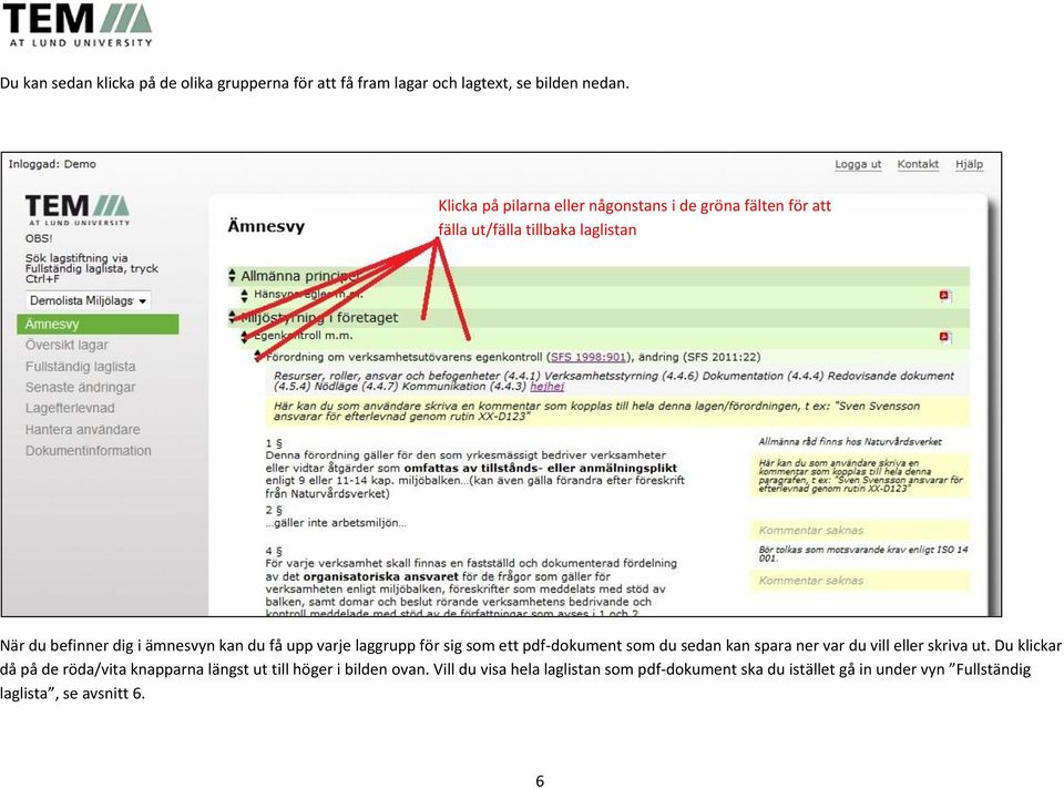 du få upp varje laggrupp för sig som ett pdf-dokument som du sedan kan spara ner var du vill eller skriva ut.