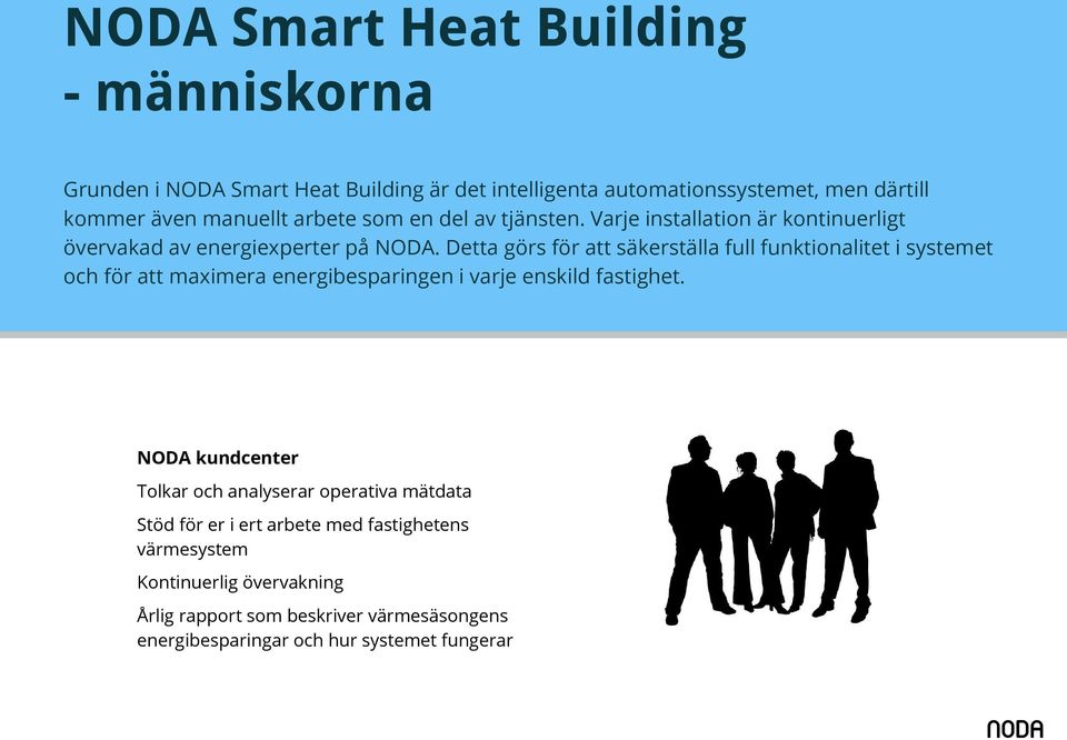 Detta görs för att säkerställa full funktionalitet i systemet och för att maximera energibesparingen i varje enskild fastighet.