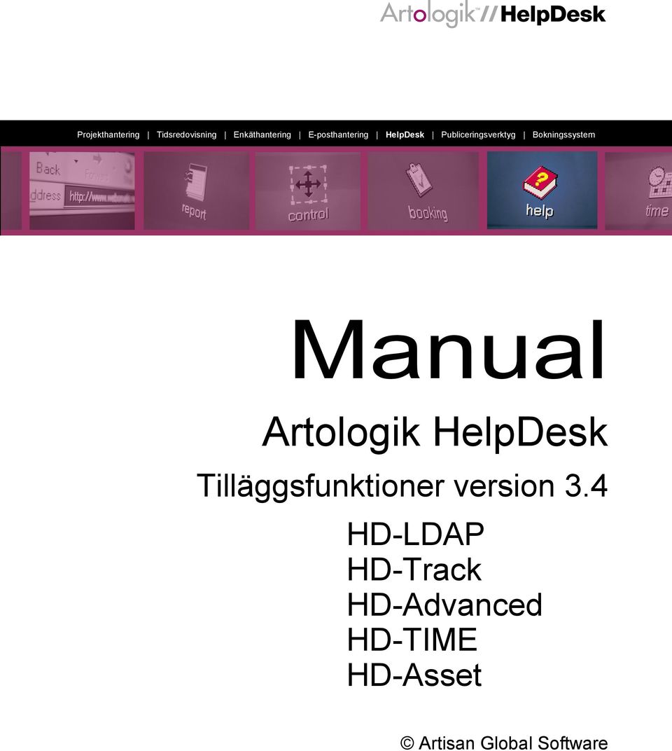 Bokningssystem Manual Artologik HelpDesk