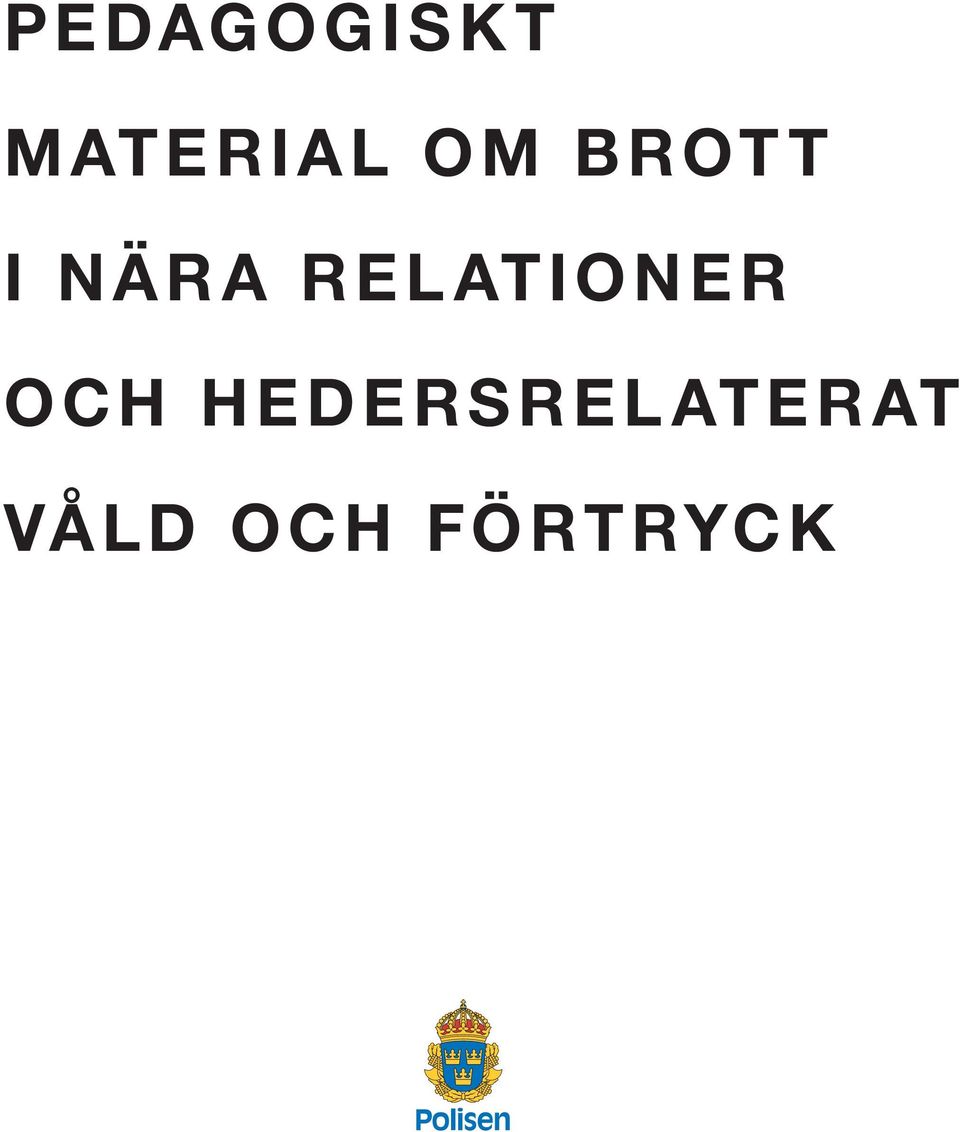 RELATIONER OCH
