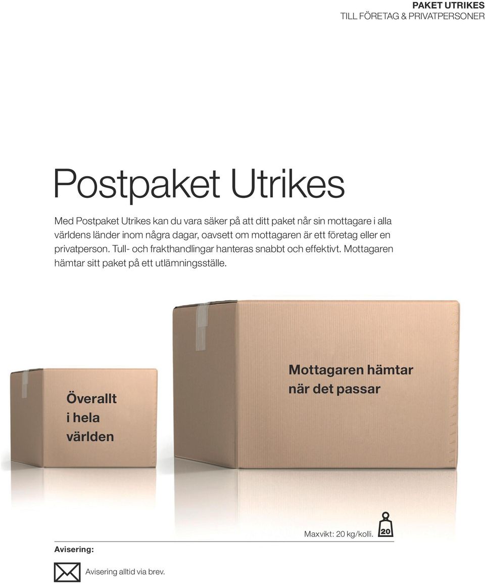 Sveriges viktigaste paket skickas med Posten. - PDF Gratis nedladdning